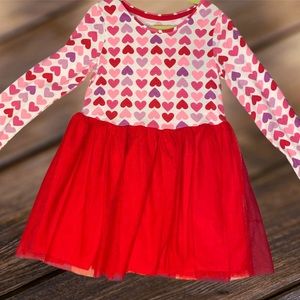 Isaac Mizrahi Little Girl Dress size 5/6 Hearts and Tulle